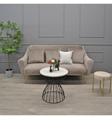 Canapea GLORIOSA 3 Light Brown