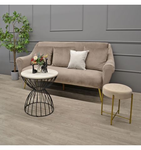 Canapea GLORIOSA 3 Light Brown