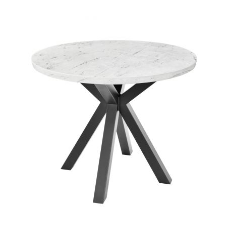Masă KLEO Marmură Albă Ø90