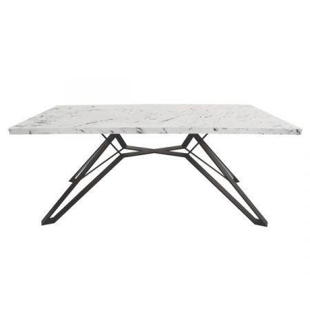 Masă SELENA Marmură Albă 150×80