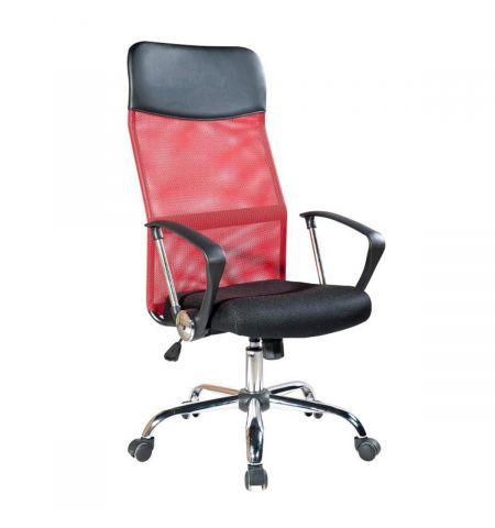 Fotoliu Birou F-63 Black+Red