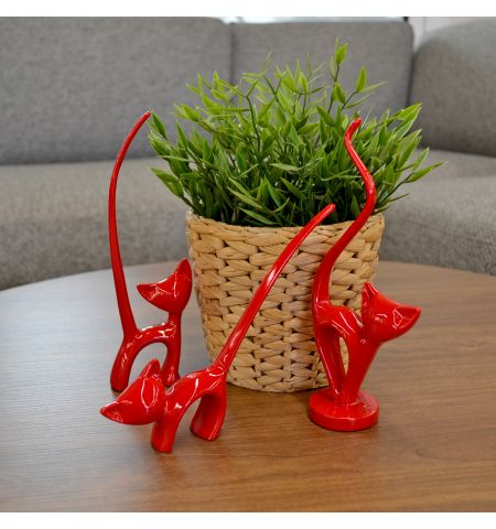 Set Suvenire Deco PISICI Red