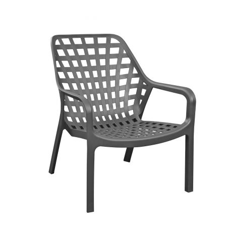 Scaun Terasa Solar Dark Grey