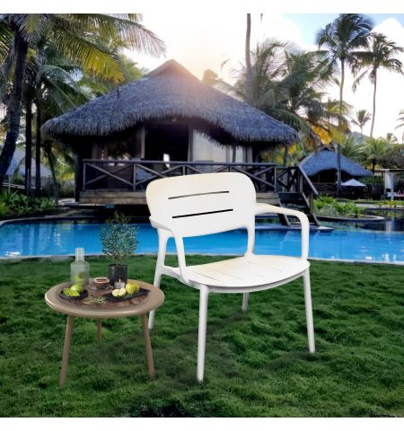 Scaun Terasa Sunset White