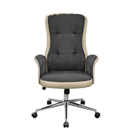 Fotoliu Birou FRODO Dark Grey/Beige