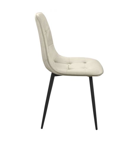 M-01-3 (Hlr-14) Catifea Grey/Beige+Black Legs Scaun