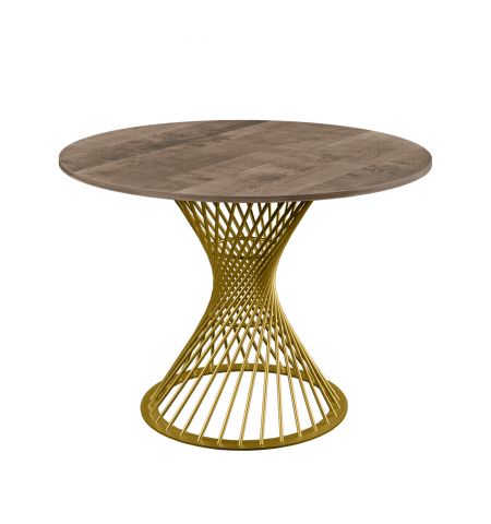 Masă FELICIA Colonial+Golden Leg ∅100