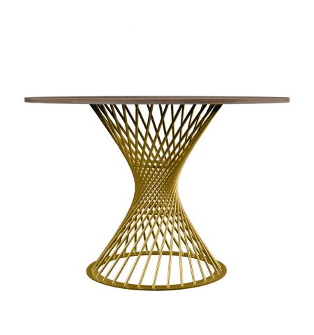 Masă FELICIA Colonial+Golden Leg ∅100