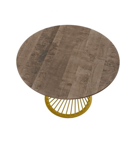 Masă FELICIA Colonial+Golden Leg ∅100