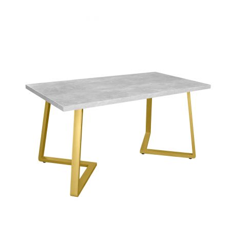 Masă FRIDA Beton+Golden Legs 150×80