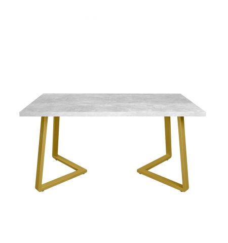 Masă FRIDA Beton+Golden Legs 150×80