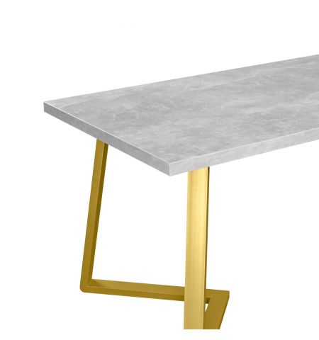 Masă FRIDA Beton+Golden Legs 150×80