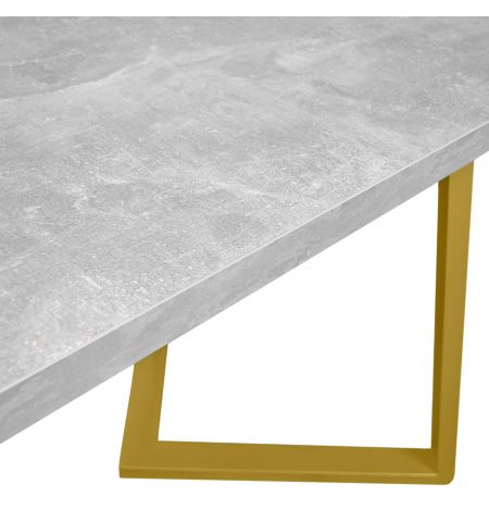 Masă FRIDA Beton+Golden Legs 150×80