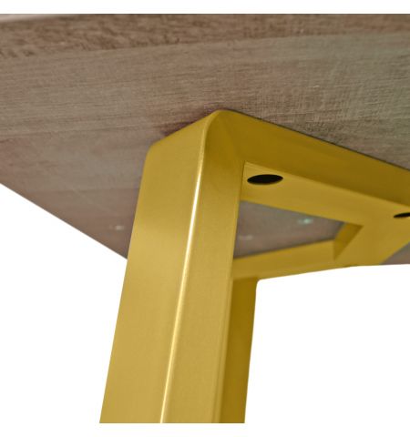 Masă FRIDA Colonial+Golden Legs 150×80