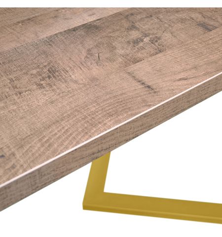 Masă FRIDA Colonial+Golden Legs 150×80