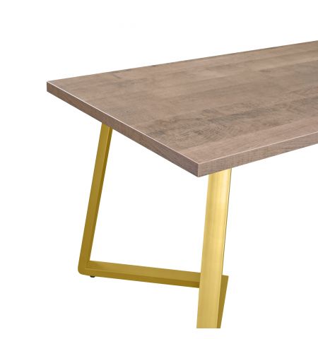 Masă FRIDA Colonial+Golden Legs 150×80