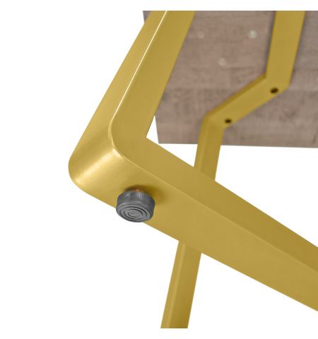 Masă FRIDA Colonial+Golden Legs 150×80