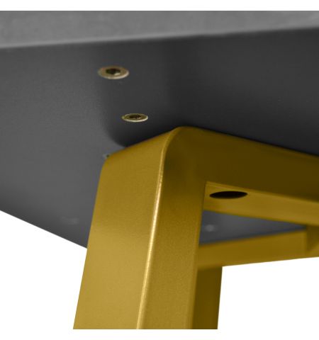 Masă FRIDA Marmură Neagră+Golden Legs 150×80