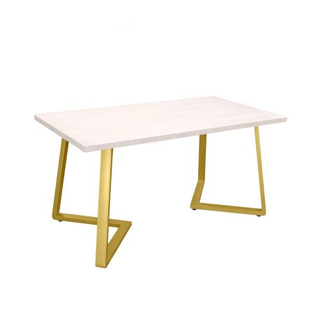 Masă FRIDA Mătase+Golden Legs 150×80