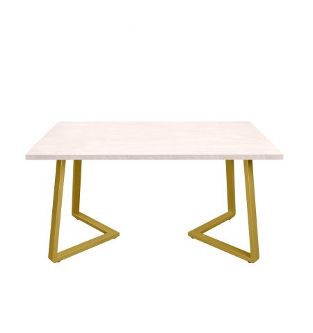 Masă FRIDA Mătase+Golden Legs 150×80