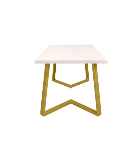 Masă FRIDA Mătase+Golden Legs 150×80