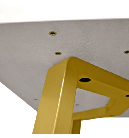 Masă FRIDA Mătase+Golden Legs 150×80