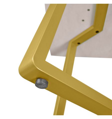 Masă FRIDA Mătase+Golden Legs 150×80