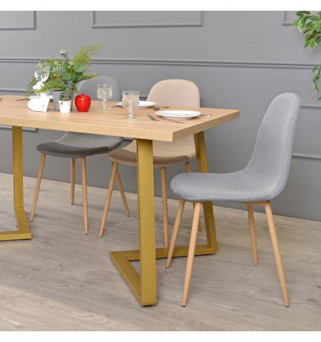 Masă FRIDA Sonoma+Golden Legs 150×80