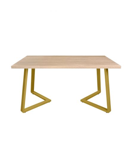 Masă FRIDA Sonoma+Golden Legs 150×80