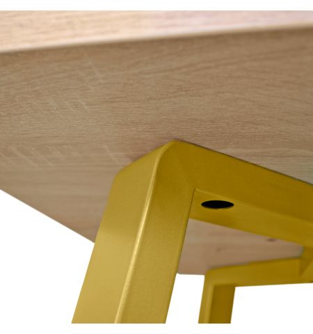 Masă FRIDA Sonoma+Golden Legs 150×80