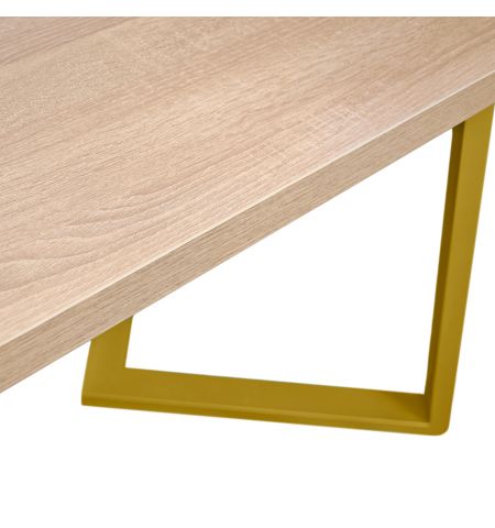 Masă FRIDA Sonoma+Golden Legs 150×80