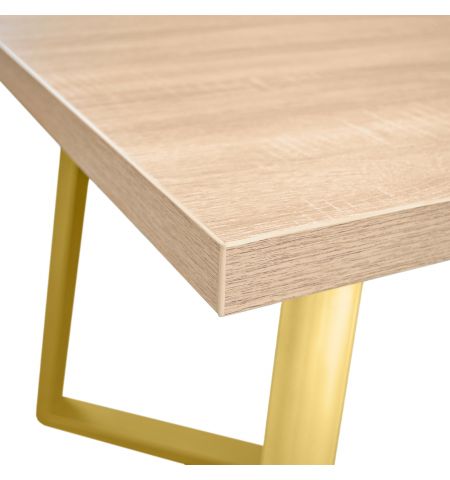 Masă FRIDA Sonoma+Golden Legs 150×80