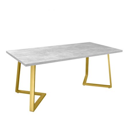 Masă FRIDA Beton+Golden Legs 180×90