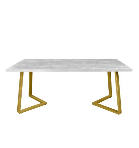 Masă FRIDA Beton+Golden Legs 180×90