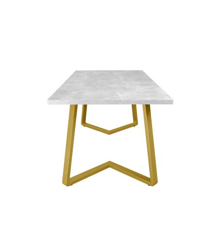 Masă FRIDA Beton+Golden Legs 180×90