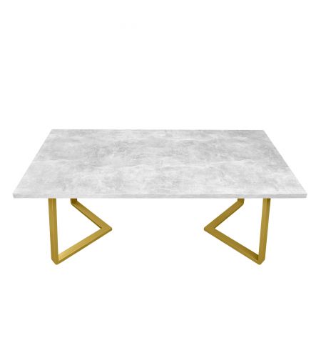 Masă FRIDA Beton+Golden Legs 180×90