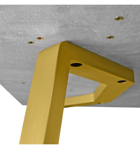 Masă FRIDA Beton+Golden Legs 180×90