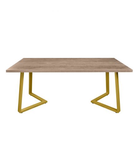 Masă FRIDA Colonial+Golden Legs 180×90