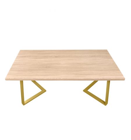 Masă FRIDA Sonoma+Golden Legs 180×90