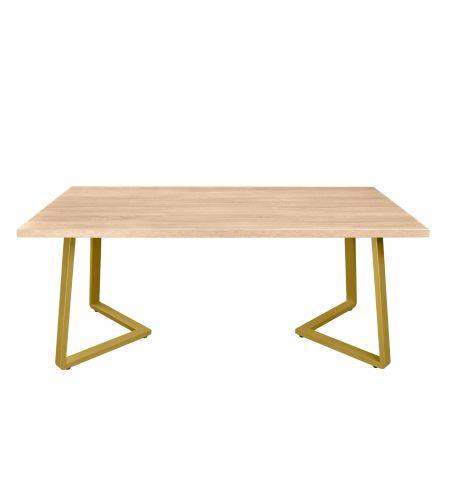 Masă FRIDA Sonoma+Golden Legs 180×90
