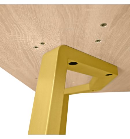 Masă FRIDA Sonoma+Golden Legs 180×90