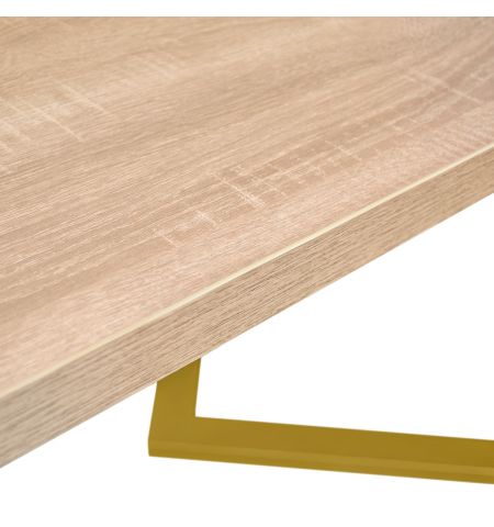 Masă FRIDA Sonoma+Golden Legs 180×90