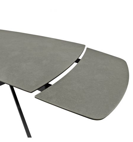 Masa extensibila LEA Dark Grey (180+40+40)*90*76