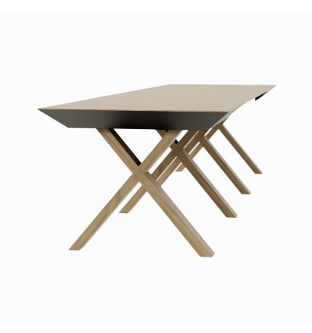 Masă Extensibilă Madrid Natural Wood+Wood Legs