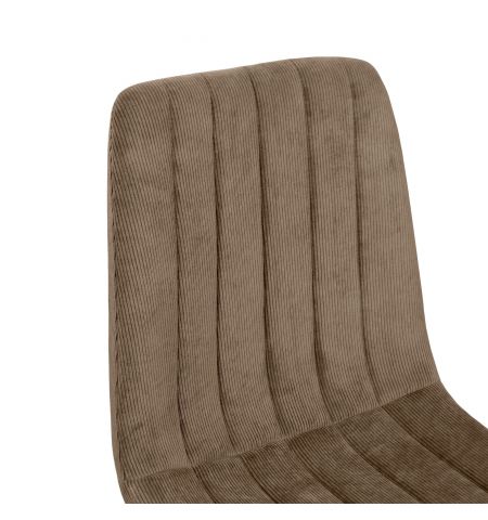 Scaun DC-90 BGF166-7 Brown Velvet+Black Legs