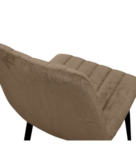 Scaun DC-90 BGF166-7 Brown Velvet+Black Legs