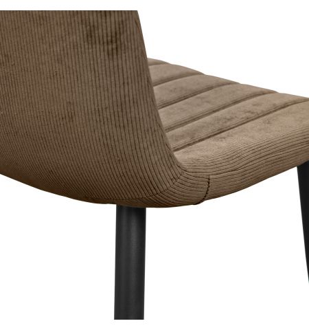 Scaun DC-90 BGF166-7 Brown Velvet+Black Legs