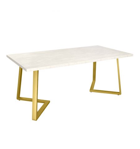 Masă FRIDA Mătase+Golden Legs 180×90