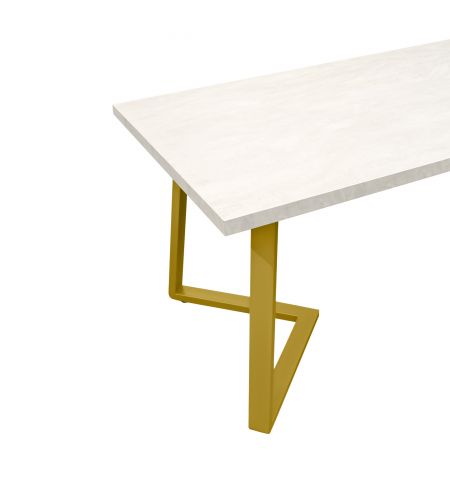 Masă FRIDA Mătase+Golden Legs 180×90