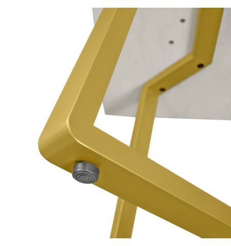 Masă FRIDA Mătase+Golden Legs 180×90